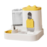 Maxbell Automatic Pet Feeder and Waterer for Indoor Cats and Small Dogs Puppy Kitten Yellow