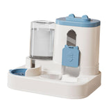 Maxbell Automatic Pet Feeder and Waterer for Indoor Cats and Small Dogs Puppy Kitten Blue