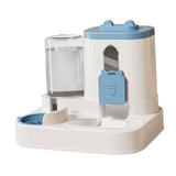Maxbell Automatic Pet Feeder and Waterer for Indoor Cats and Small Dogs Puppy Kitten Blue