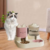 Maxbell Automatic Pet Feeder Anti Slip Base Feeding Station Removable Food Dispenser