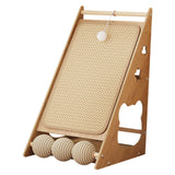 Maxbell Cat Scratcher Toy with Ball Playing Pet Claw Sharpening Furniture Protection