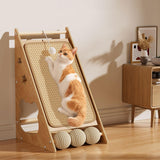 Maxbell Cat Scratcher Toy with Ball Playing Pet Claw Sharpening Furniture Protection