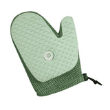 Maxbell Pet Grooming Glove with Spray Comb Efficient Right Hand Detangling Pin Brush Green