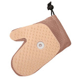 Maxbell Pet Grooming Glove with Spray Comb Efficient Right Hand Detangling Pin Brush Yellow