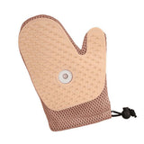 Maxbell Pet Grooming Glove with Spray Comb Efficient Right Hand Detangling Pin Brush Yellow