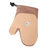 Maxbell Pet Grooming Glove with Spray Comb Efficient Right Hand Detangling Pin Brush Yellow