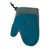 Maxbell Pet Grooming Glove with Spray Comb Efficient Right Hand Detangling Pin Brush Blue