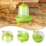 Maxbell Poultry Feeder Food Feeding Bucket No Waste Rooster Chicken Feeder Style B