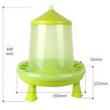 Maxbell Poultry Feeder Food Feeding Bucket No Waste Rooster Chicken Feeder Style C
