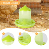 Maxbell Poultry Feeder Food Feeding Bucket No Waste Rooster Chicken Feeder Style D