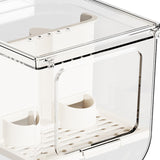 Maxbell Automatic Parrot Feeder Storage Food Dispenser for Small Birds Budgies Finch