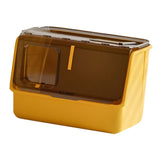 Maxbell Enclosed and Covered Cat Toilet Cat Litter Tray Bedpan Hooded Cat Litter Box Yellow