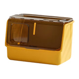 Maxbell Enclosed and Covered Cat Toilet Cat Litter Tray Bedpan Hooded Cat Litter Box Yellow