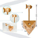 Maxbell Cat Puzzle Toy Present Activity Enrichment Exercise Fun Interactive Cat Toys Triangle