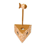 Maxbell Cat Puzzle Toy Present Activity Enrichment Exercise Fun Interactive Cat Toys Triangle