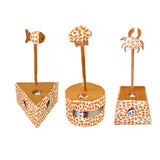 Maxbell Cat Puzzle Toy Present Activity Enrichment Exercise Fun Interactive Cat Toys Triangle