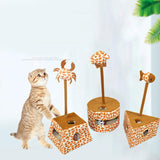 Maxbell Cat Puzzle Toy Present Activity Enrichment Exercise Fun Interactive Cat Toys Round