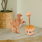 Maxbell Cat Puzzle Toy Present Activity Enrichment Exercise Fun Interactive Cat Toys Round