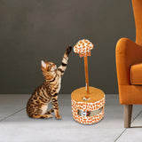 Maxbell Cat Puzzle Toy Present Activity Enrichment Exercise Fun Interactive Cat Toys Round