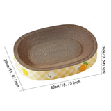 Maxbell Cat Scratcher Bed Home Decor for Indoor Cats Breathable Cat Scratching Board 40x30x9cm