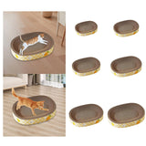 Maxbell Cat Scratcher Bed Home Decor for Indoor Cats Breathable Cat Scratching Board 40x30x9cm