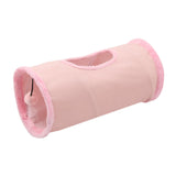 Maxbell Cat Tunnel for Indoor Cats Hideaway Kitten Cave Pet Supplies Funny with Ball Pink