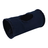 Maxbell Cat Tunnel for Indoor Cats Hideaway Kitten Cave Pet Supplies Funny with Ball Blue