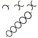 Maxbell Snake Enrichment Ring Ball Python Reptile Habitats Pet Toy Snakes Hoop Rings 5 rings