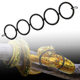 Maxbell Snake Enrichment Ring Ball Python Reptile Habitats Pet Toy Snakes Hoop Rings 5 rings
