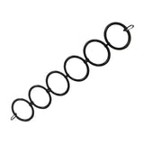 Maxbell Snake Enrichment Ring Ball Python Reptile Habitats Pet Toy Snakes Hoop Rings 6 rings