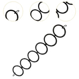 Maxbell Snake Enrichment Ring Ball Python Reptile Habitats Pet Toy Snakes Hoop Rings 6 rings