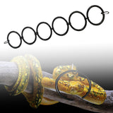 Maxbell Snake Enrichment Ring Ball Python Reptile Habitats Pet Toy Snakes Hoop Rings 6 rings
