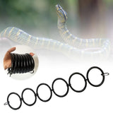 Maxbell Snake Enrichment Ring Ball Python Reptile Habitats Pet Toy Snakes Hoop Rings 6 rings