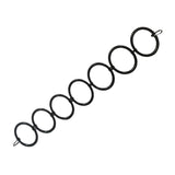 Maxbell Snake Enrichment Ring Ball Python Reptile Habitats Pet Toy Snakes Hoop Rings 7 rings