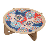 Maxbell Cat Hammock Bed Floral Printed Rest Multifunctional Playing Elevated Cat Bed L