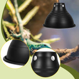 Maxbell Reptile Dome Lamp Cover Aluminum Lampshade for Turtles Lizard Bearded Dragon 5.5in