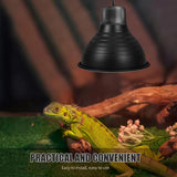 Maxbell Reptile Dome Lamp Cover Aluminum Lampshade for Turtles Lizard Bearded Dragon 5.5in