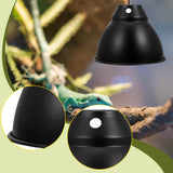 Maxbell Reptile Dome Lamp Cover Aluminum Lampshade for Turtles Lizard Bearded Dragon 5.8in