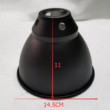 Maxbell Reptile Dome Lamp Cover Aluminum Lampshade for Turtles Lizard Bearded Dragon 5.8in