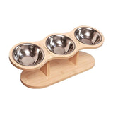 Maxbell Elevated Tilted Cat Bowl Pet Food Water Dish Indoor Watering Raised Dog Bowl