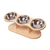 Maxbell Elevated Tilted Cat Bowl Pet Food Water Dish Indoor Watering Raised Dog Bowl