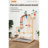 Maxbell Parrot Playstand Sturdy Stable Base Bird Playground for Finch Conure Budgies