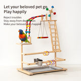Maxbell Parrot Playstand Sturdy Stable Base Bird Playground for Finch Conure Budgies