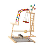 Maxbell Parrot Playstand Sturdy Stable Base Bird Playground for Finch Conure Budgies