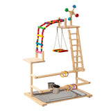 Maxbell Parrot Playstand Sturdy Stable Base Bird Playground for Finch Conure Budgies