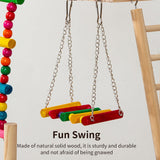 Maxbell Parrot Playstand Sturdy Stable Base Bird Playground for Finch Conure Budgies