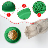 Maxbell Pet Dog Slow Feeder Bowl Non Slip Food Storage Container Dogs Kitty green