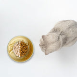 Maxbell Pet Dog Slow Feeder Bowl Non Slip Food Storage Container Dogs Kitty yellow