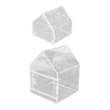 Maxbell Jumping Spiders Enclosure Acrylic Tarantula Enclosure for Gecko Snail 12cmx12cmx12cm