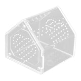 Maxbell Jumping Spiders Enclosure Acrylic Tarantula Enclosure for Gecko Snail 12cmx12cmx12cm